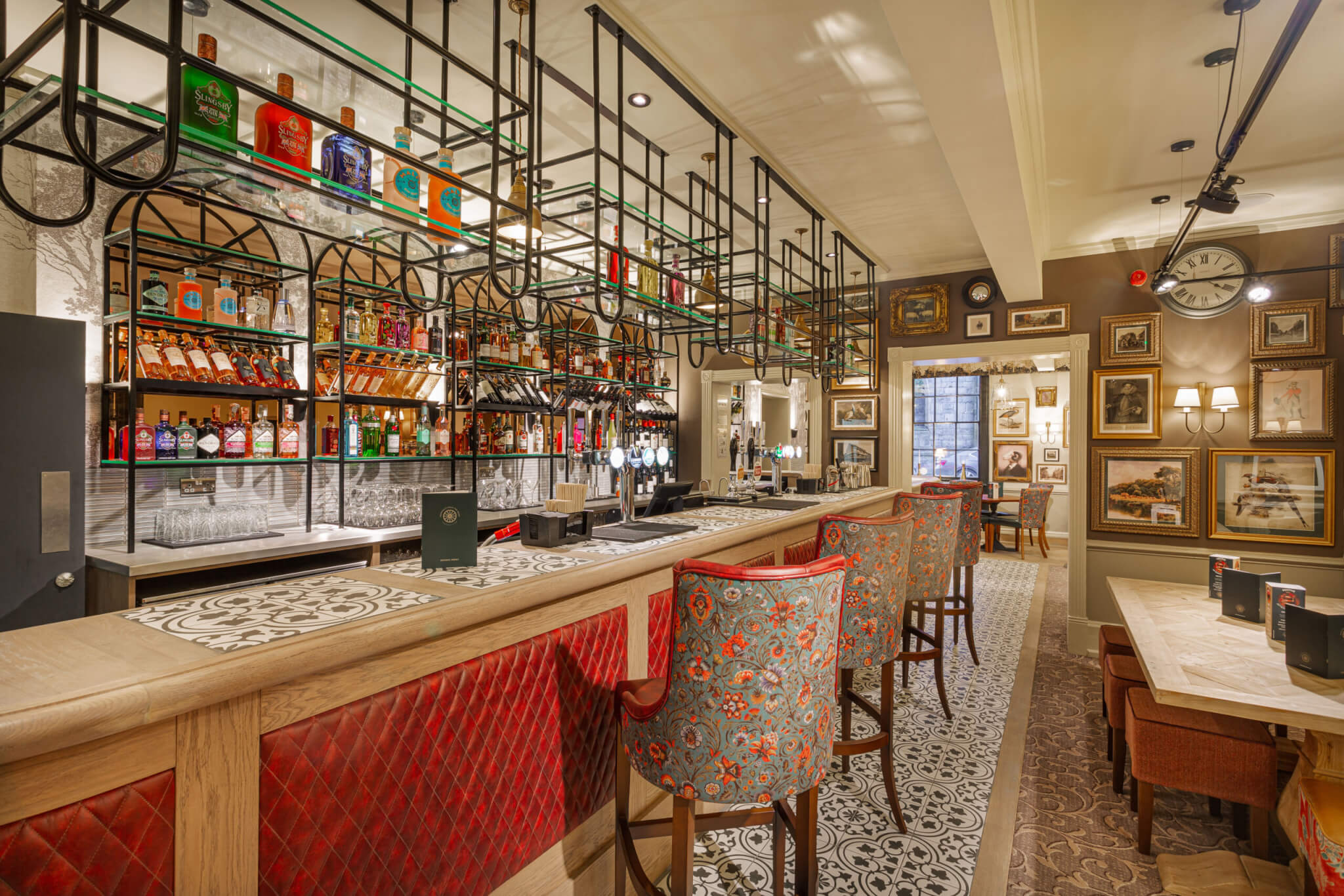 Wynnstay Hotel Oswestry Dining in the Bar scaled